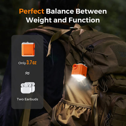 LED Light Rechargeable Mini Portable Air Pump, Fast Inflate Deflate Travel Camping Pump for Air Mattress, Pool Floats & Inflatable Tanning Lounge Floats